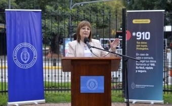 Patricia Bullrich presentó la Línea *910 para bloquear celulares robados en todo el país