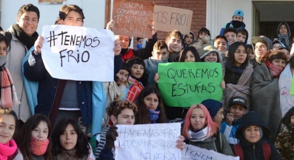 Suspensión de clases y los recortes de horarios en escuelas que están sin gas