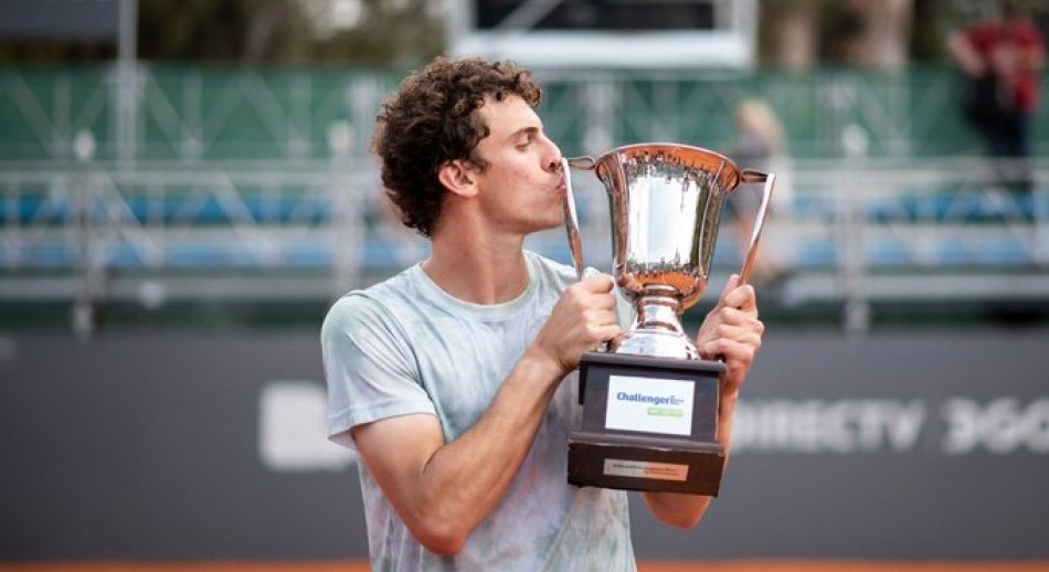Juan Manuel Cerúndolo, campeón en el challenger de tenis de Buenos Aires